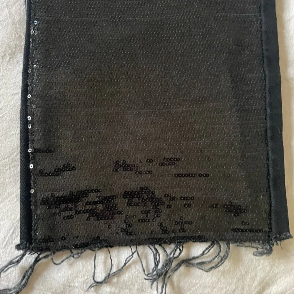 Express Black High-Rise Straight Ankle Pants - Picture 7 of 8